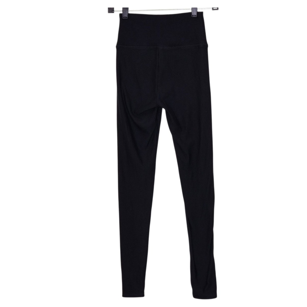 ORVIS Classic Collection Black High‎ Waisted Fleece Leggings Size S Baselayer